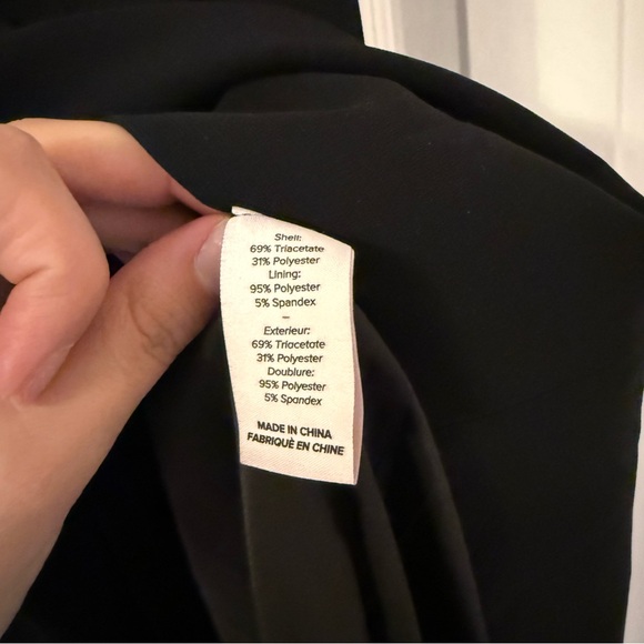 Cinq a Sept Mini Nanon Black Dress Sz 10 - Picture 8 of 8